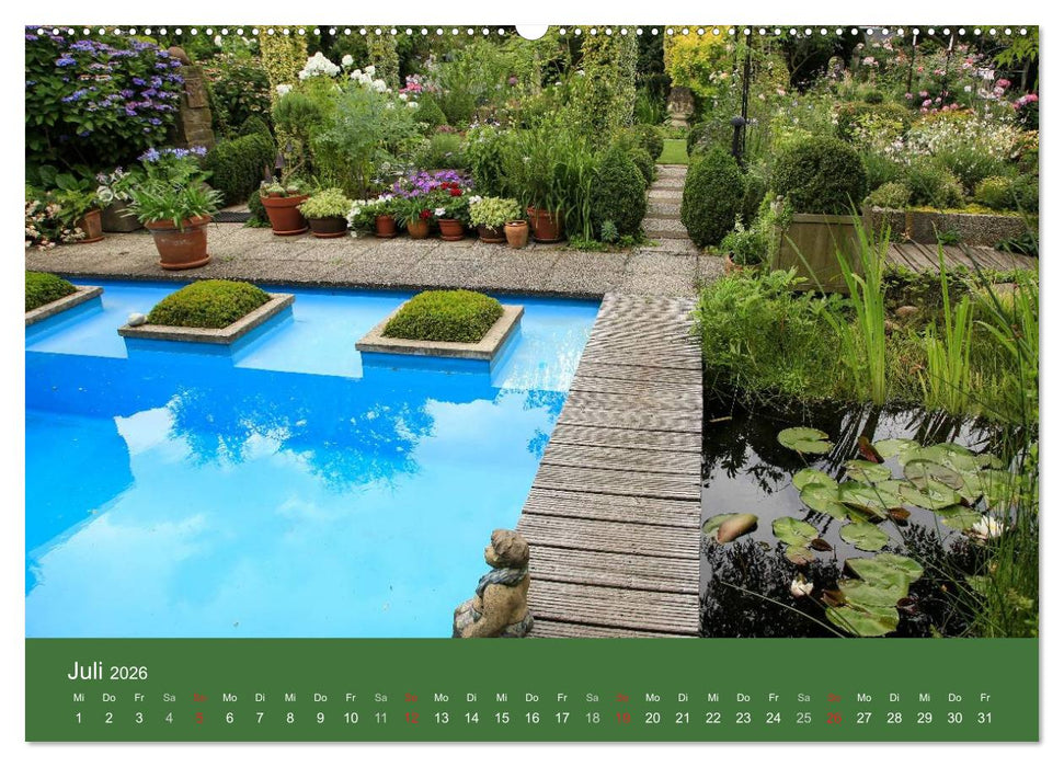 Gärten in Westfalen öffnen ihre Pforten (CALVENDO Premium Wandkalender 2026)