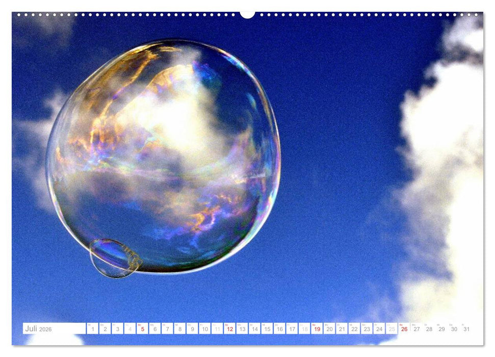 Seifenblasen Skulpturen und Strukturen (CALVENDO Premium Wandkalender 2026)