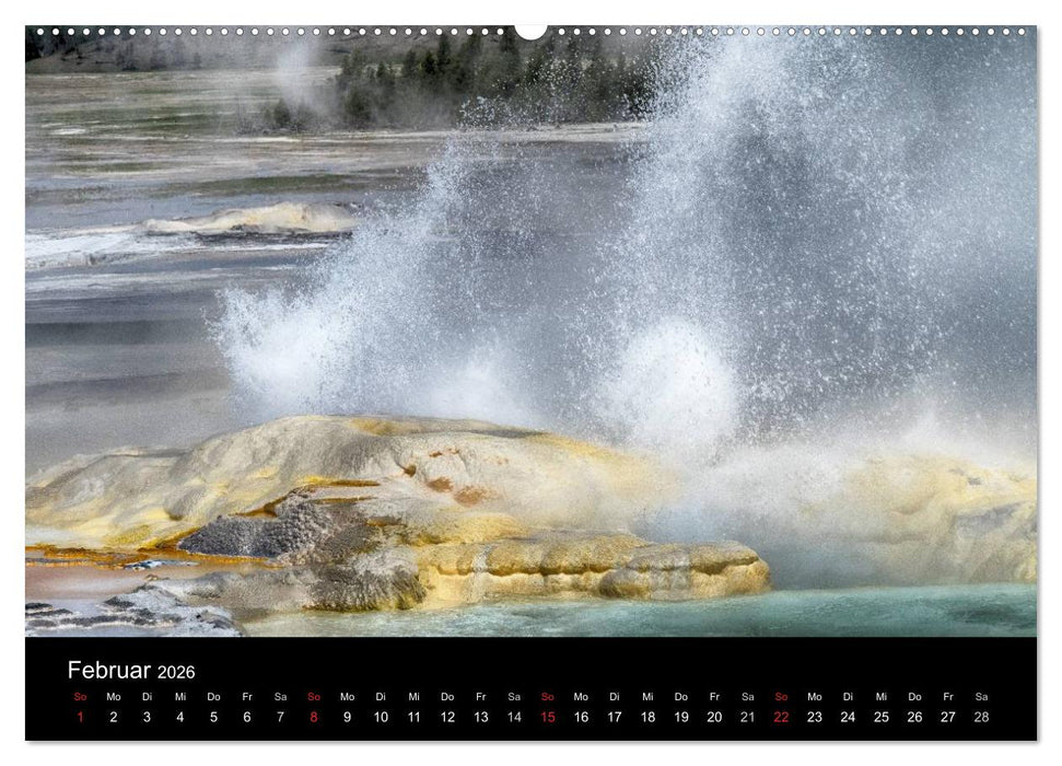 Traumziele in den USA. Der Yellowstone National Park (CALVENDO Wandkalender 2026)