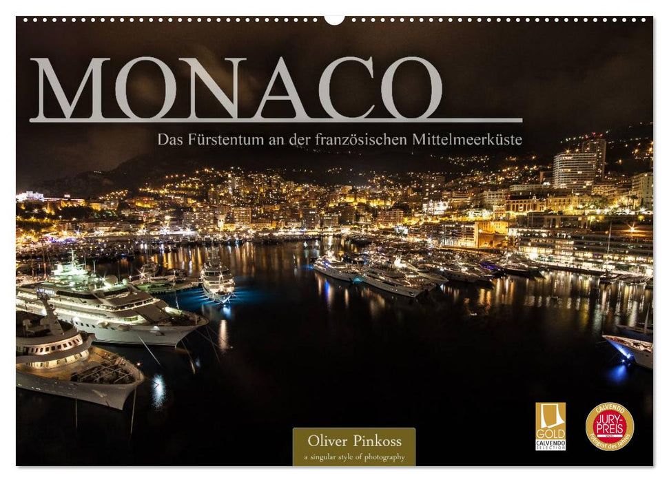 Monaco - Das Fürstentum an der französischen Mittelmeerküste (CALVENDO Wandkalender 2026)