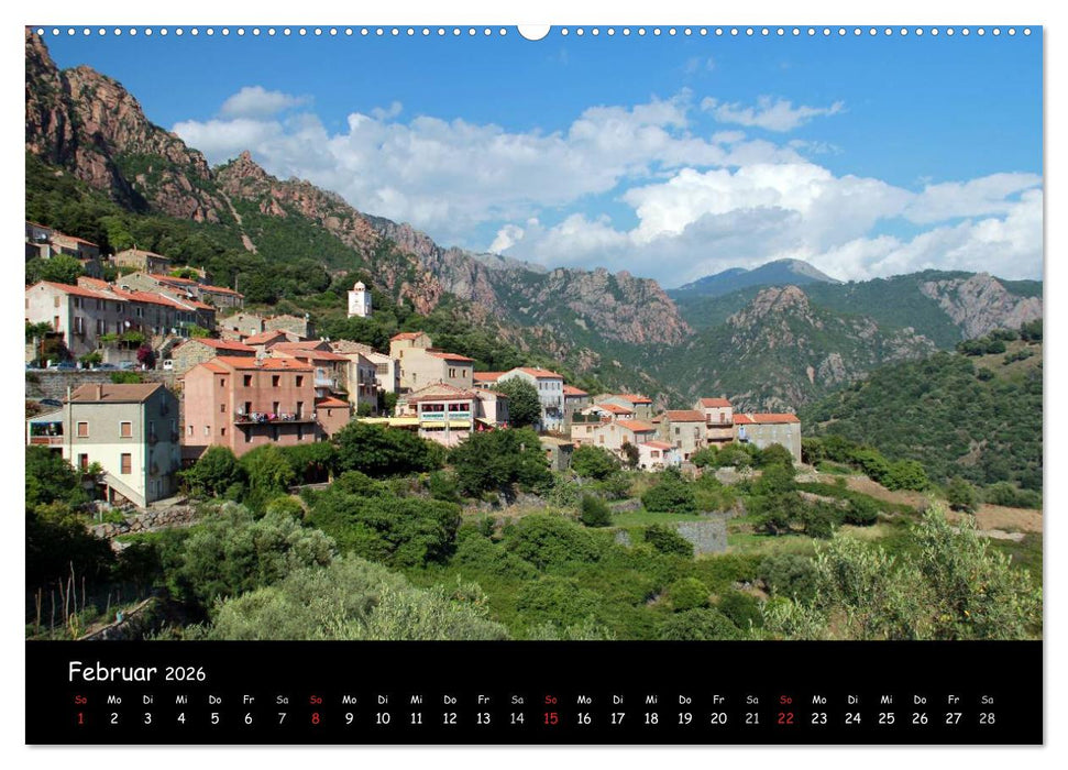 Korsikas Städte (CALVENDO Premium Wandkalender 2026)