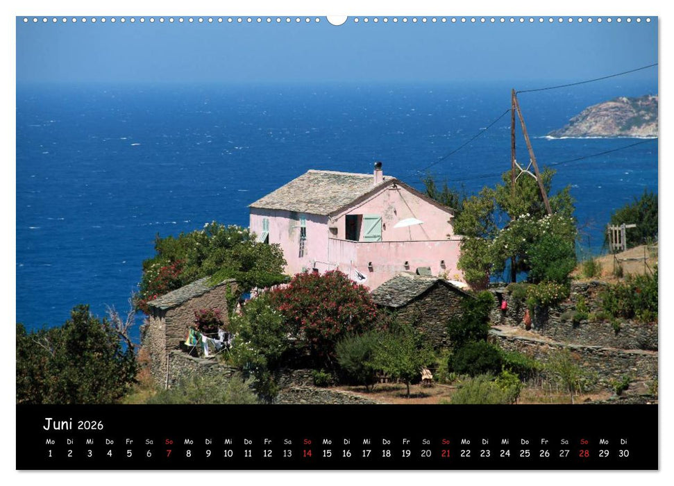 Korsikas Städte (CALVENDO Premium Wandkalender 2026)