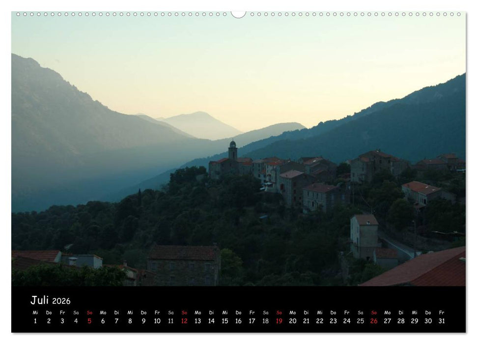 Korsikas Städte (CALVENDO Premium Wandkalender 2026)