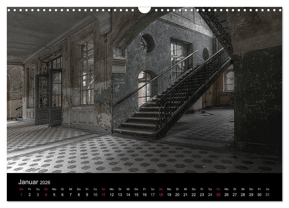Verlassene Orte - Berlin - Brandenburg (CALVENDO Wandkalender 2026)