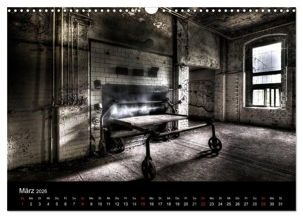 Verlassene Orte - Berlin - Brandenburg (CALVENDO Wandkalender 2026)
