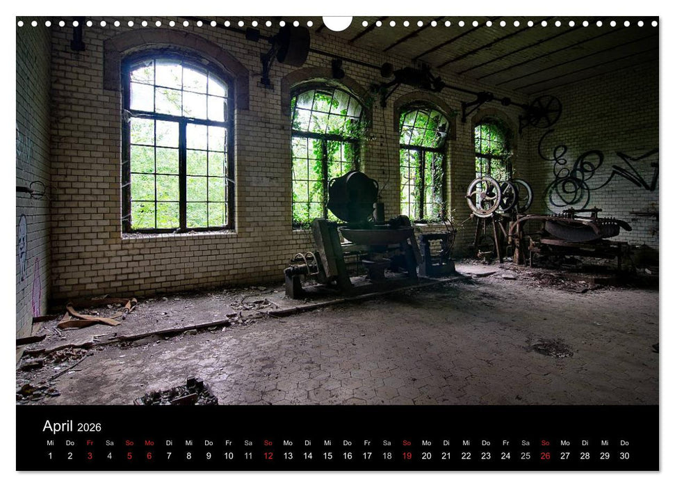 Verlassene Orte - Berlin - Brandenburg (CALVENDO Wandkalender 2026)