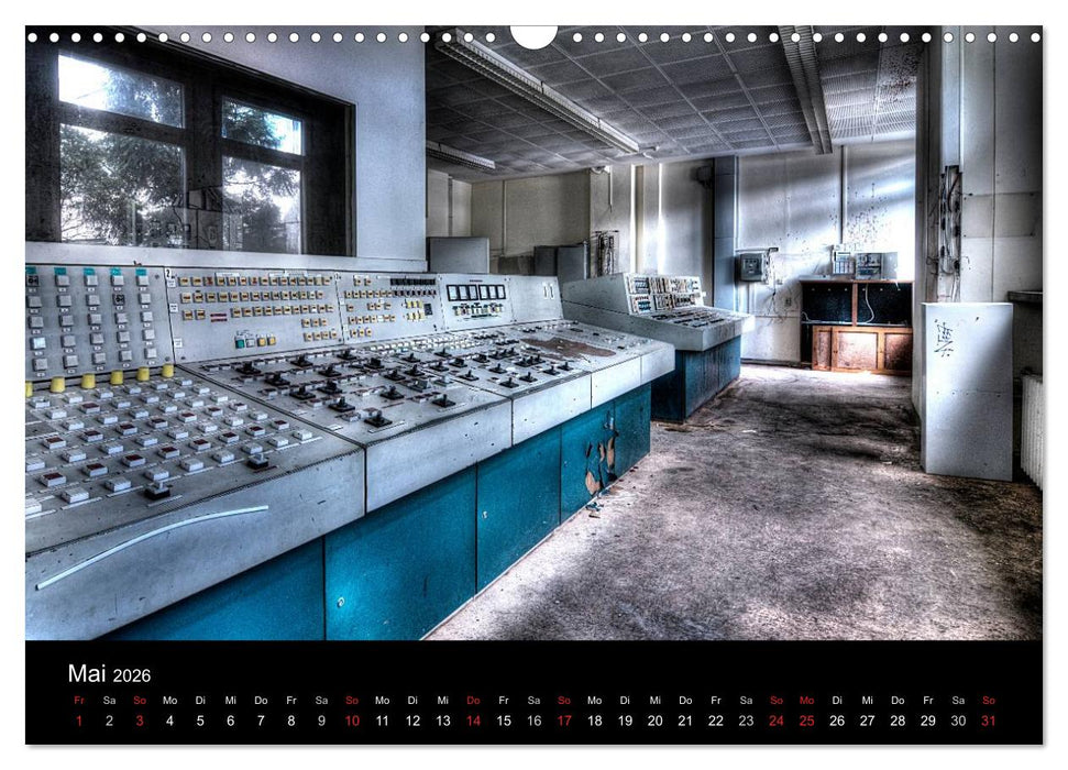 Verlassene Orte - Berlin - Brandenburg (CALVENDO Wandkalender 2026)