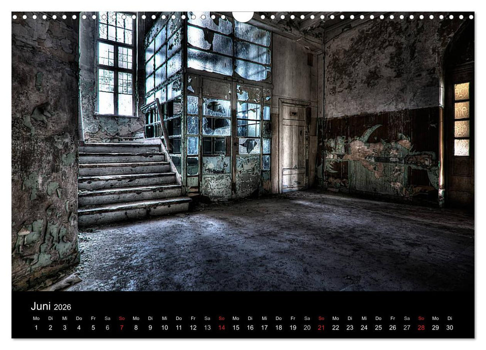 Verlassene Orte - Berlin - Brandenburg (CALVENDO Wandkalender 2026)