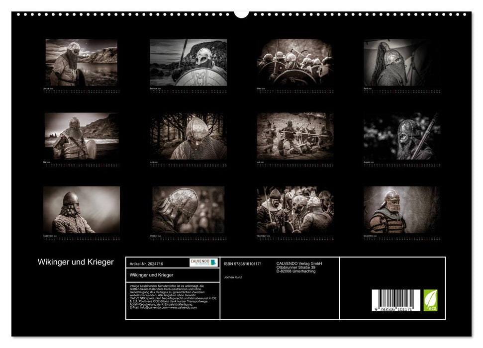 Wikinger und Krieger (CALVENDO Premium Wandkalender 2026)