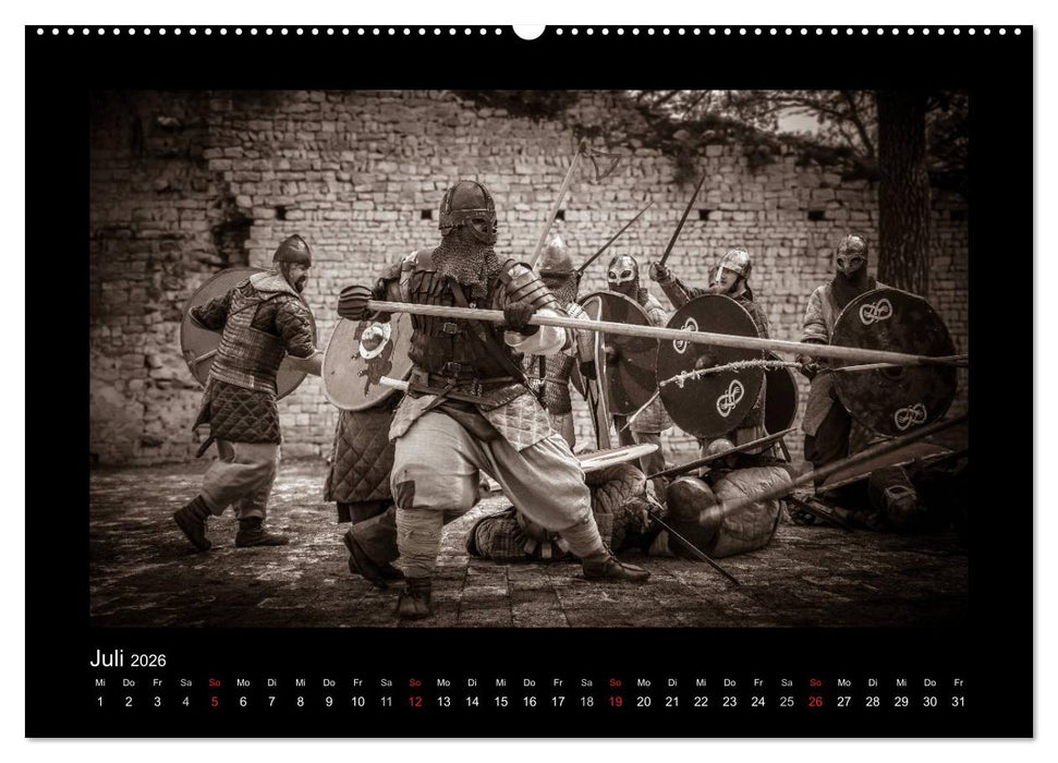Wikinger und Krieger (CALVENDO Premium Wandkalender 2026)