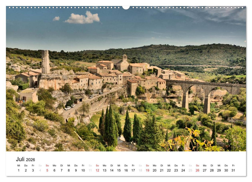 Languedoc-Roussillon - unter der Sonne des Midi (CALVENDO Premium Wandkalender 2026)