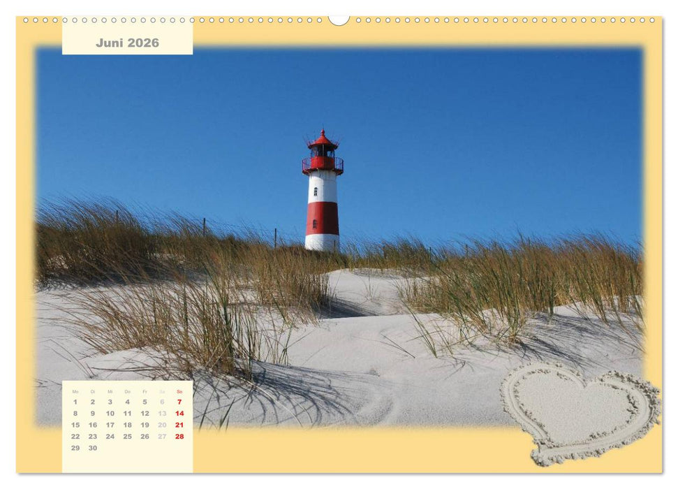 Leuchttürme Schleswig-Holsteins (CALVENDO Premium Wandkalender 2026)