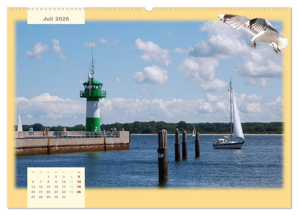 Leuchttürme Schleswig-Holsteins (CALVENDO Premium Wandkalender 2026)