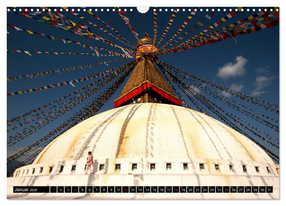 Nepal - Kathmandutal (CALVENDO Wandkalender 2026)
