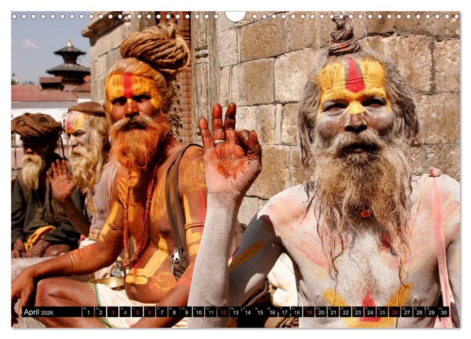 Nepal - Kathmandutal (CALVENDO Wandkalender 2026)