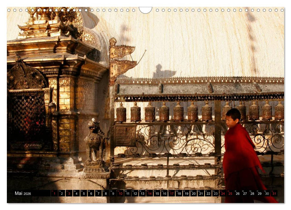 Nepal - Kathmandutal (CALVENDO Wandkalender 2026)