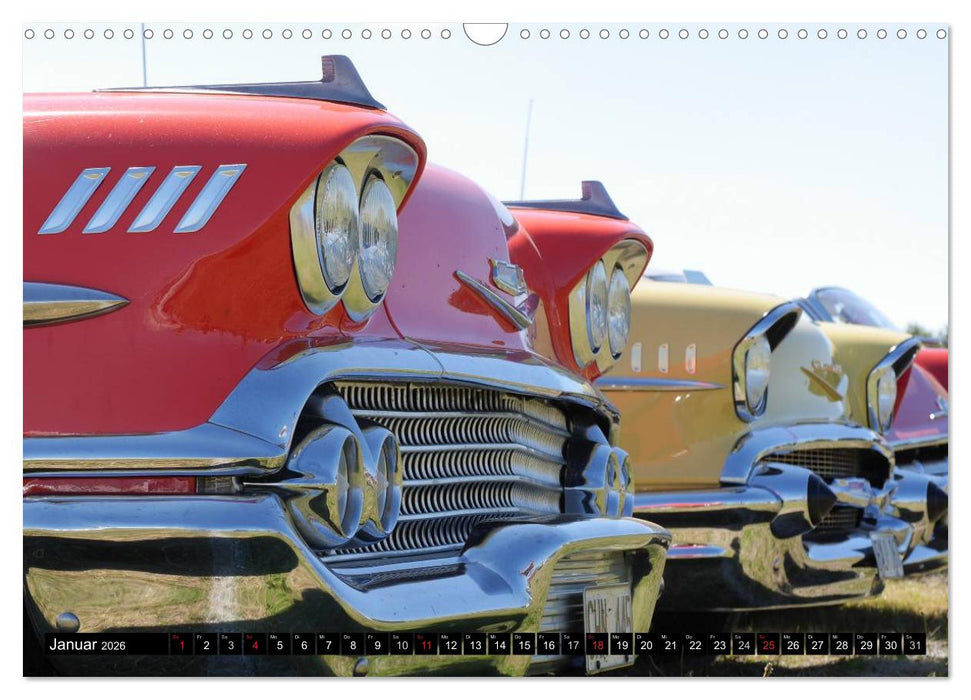 The art of mobility - american cars from the 50s & 60s (Part 2) (CALVENDO Wandkalender 2026)