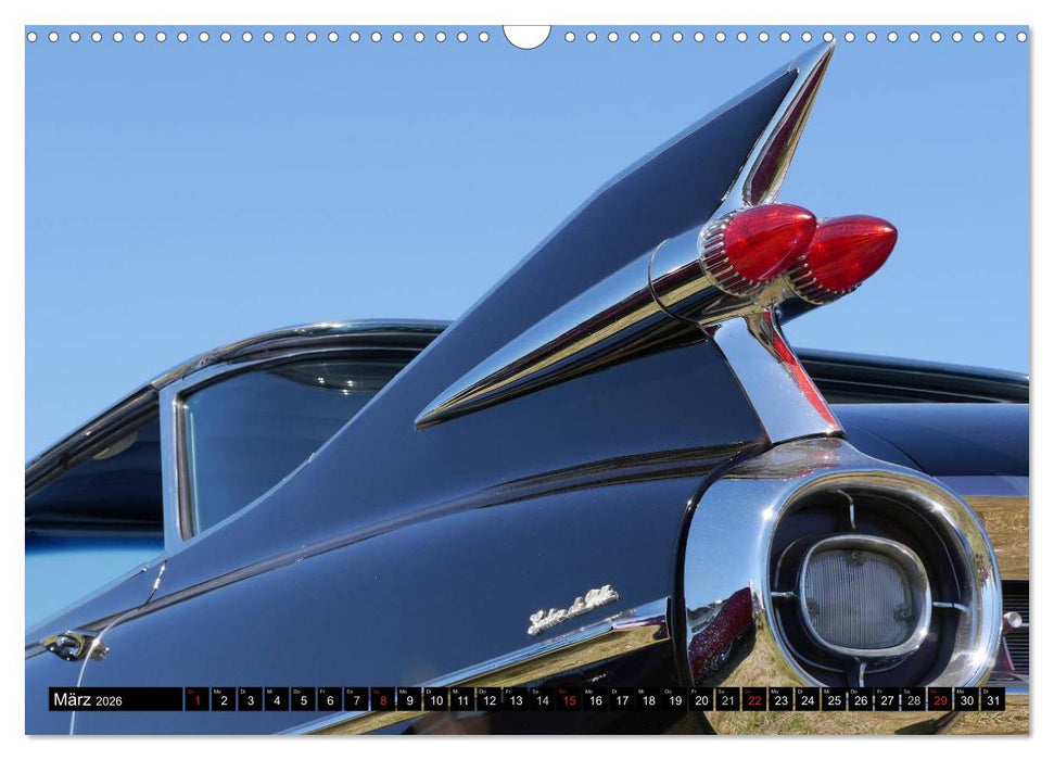 The art of mobility - american cars from the 50s & 60s (Part 2) (CALVENDO Wandkalender 2026)