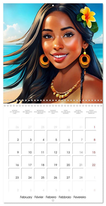South Pacific Islands - Polynesia (CALVENDO Monthly Calendar 2026)