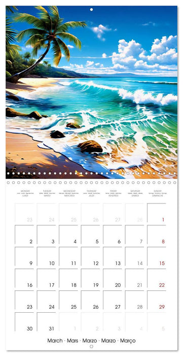 South Pacific Islands - Polynesia (CALVENDO Monthly Calendar 2026)