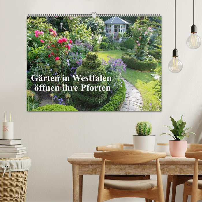 Gärten in Westfalen öffnen ihre Pforten (CALVENDO Wandkalender 2026)