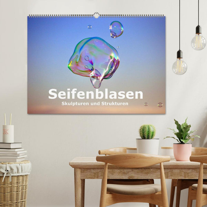 Seifenblasen Skulpturen und Strukturen (CALVENDO Wandkalender 2026)