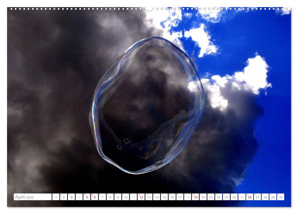 Seifenblasen Skulpturen und Strukturen (CALVENDO Wandkalender 2026)