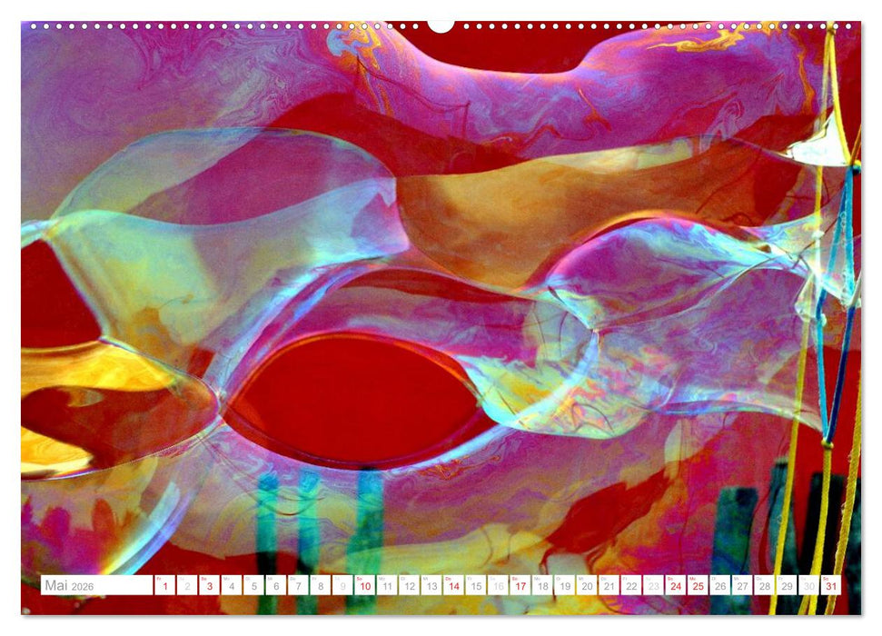 Seifenblasen Skulpturen und Strukturen (CALVENDO Wandkalender 2026)