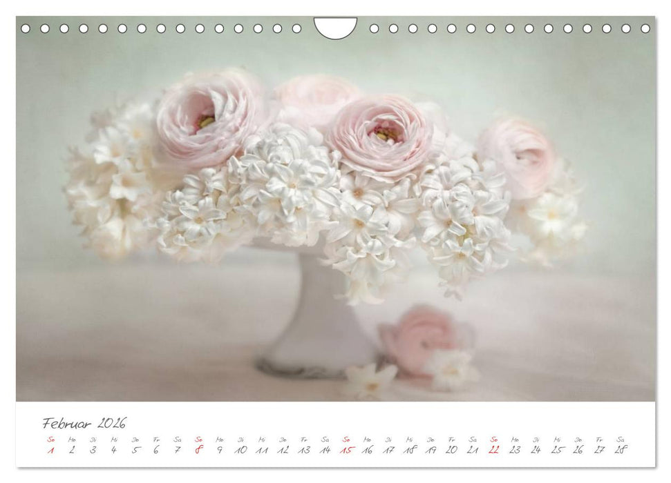 Blüten Poesie (CALVENDO Wandkalender 2026)
