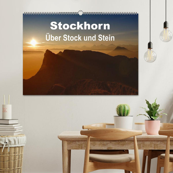 Stockhorn – Über Stock und Stein (CALVENDO Wandkalender 2026)