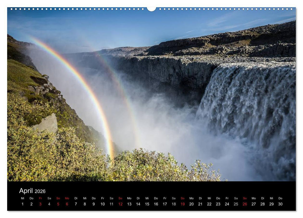 Island Impressionen von Armin Fuchs (CALVENDO Wandkalender 2026)