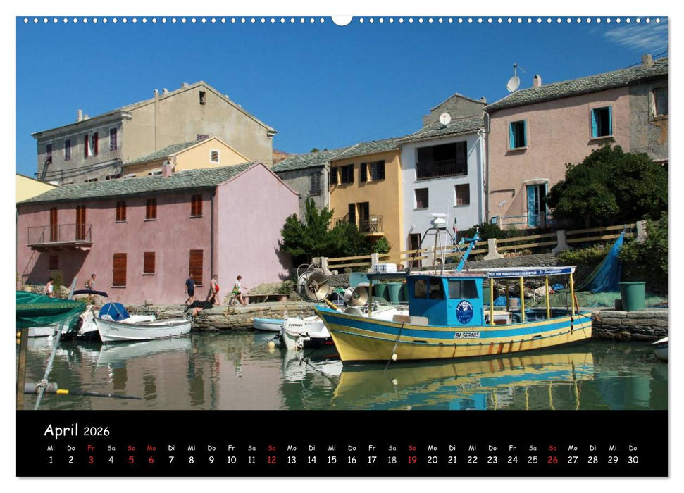 Korsikas Städte (CALVENDO Wandkalender 2026)
