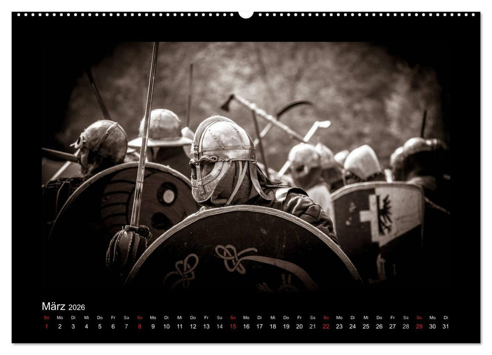 Wikinger und Krieger (CALVENDO Wandkalender 2026)