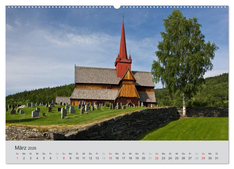 Norwegen - Land der Fjorde (CALVENDO Premium Wandkalender 2026)