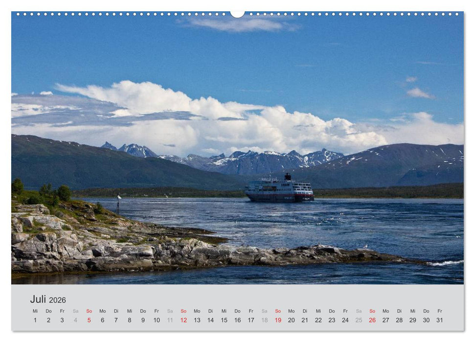 Norwegen - Land der Fjorde (CALVENDO Premium Wandkalender 2026)