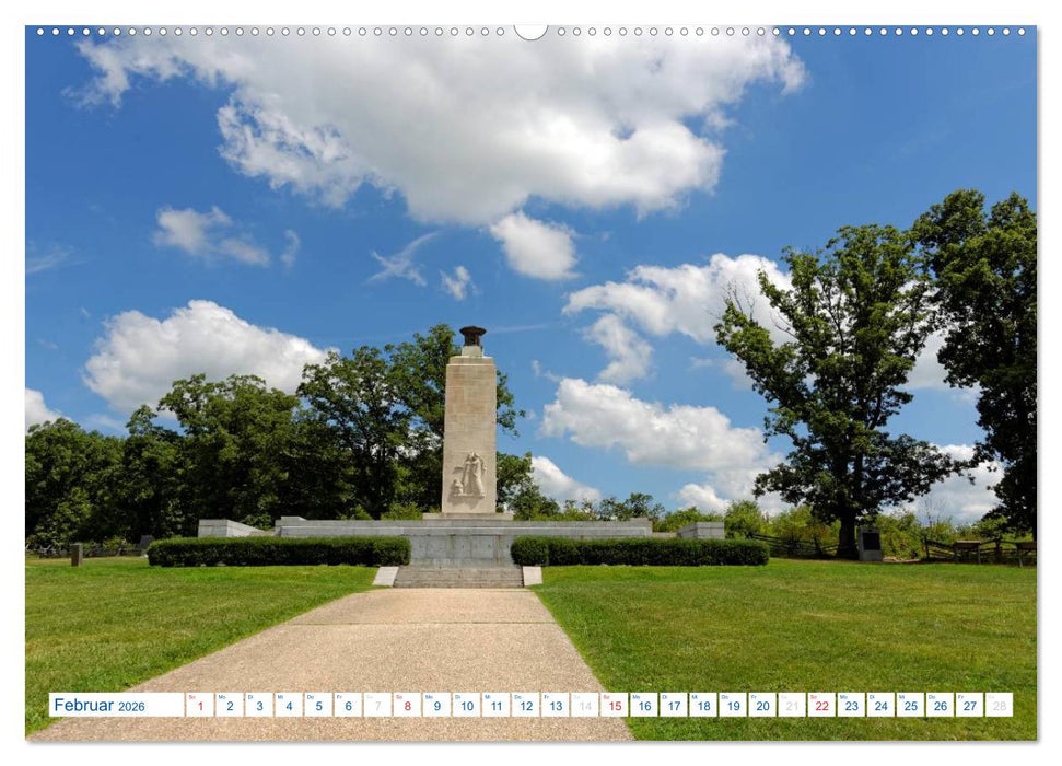Gettysburg Military Park (CALVENDO Premium Wandkalender 2026)
