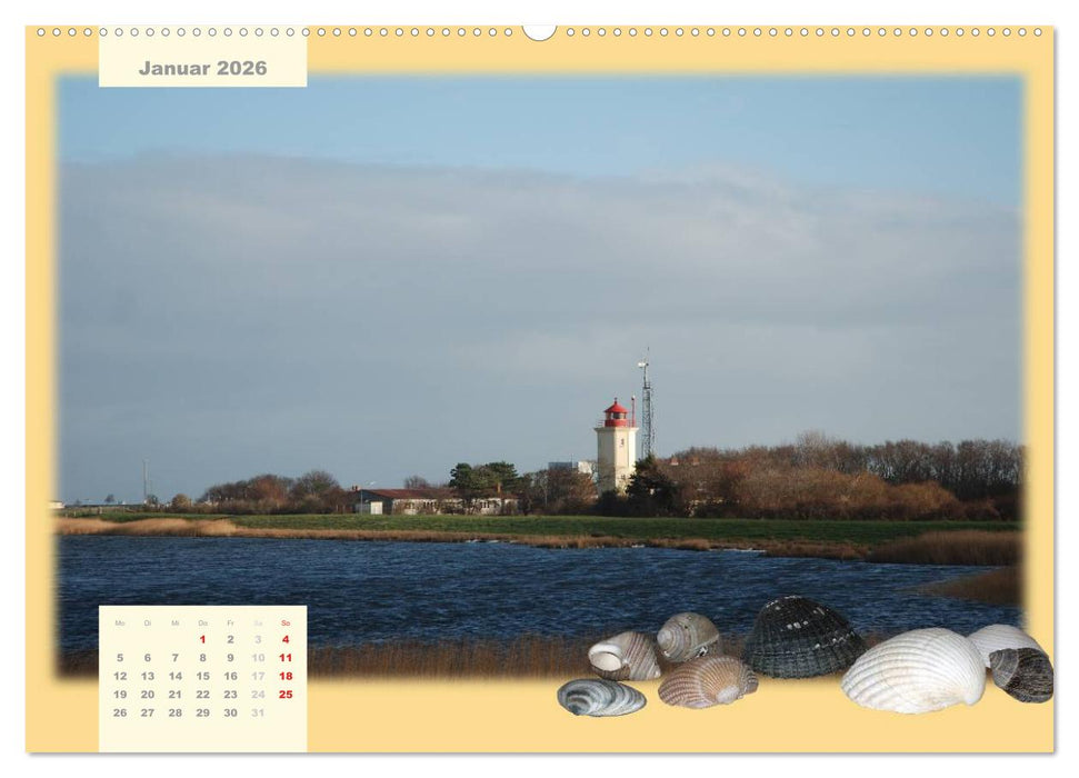 Leuchttürme Schleswig-Holsteins (CALVENDO Wandkalender 2026)