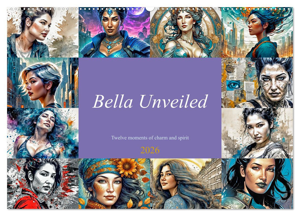 Bella Unveiled - Twelve moments of charm and spirit (CALVENDO Monthly Calendar 2026)
