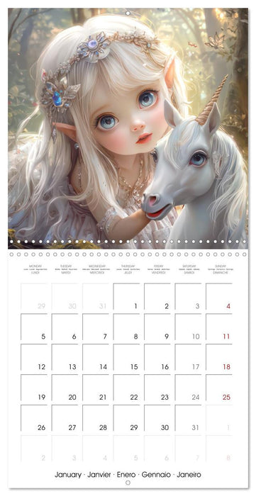 Little fairy princesses - A magical world (CALVENDO Monthly Calendar 2026)