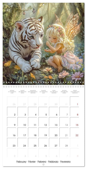Little fairy princesses - A magical world (CALVENDO Monthly Calendar 2026)