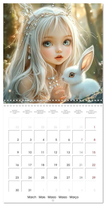 Little fairy princesses - A magical world (CALVENDO Monthly Calendar 2026)