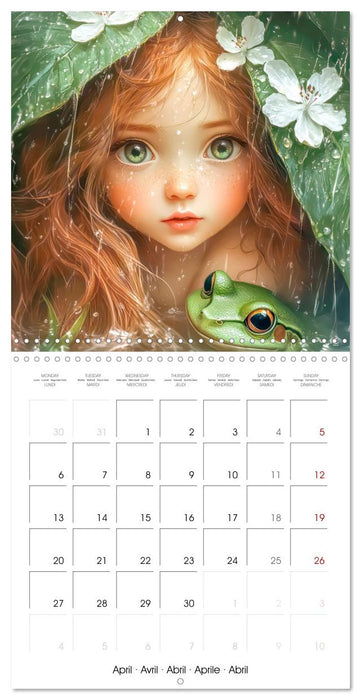 Little fairy princesses - A magical world (CALVENDO Monthly Calendar 2026)