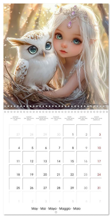 Little fairy princesses - A magical world (CALVENDO Monthly Calendar 2026)