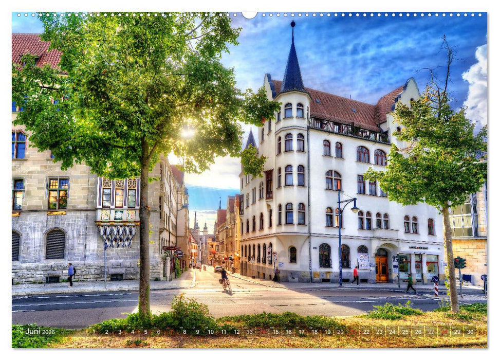 Halle an der Saale - Stadtansichten (CALVENDO Wandkalender 2026)