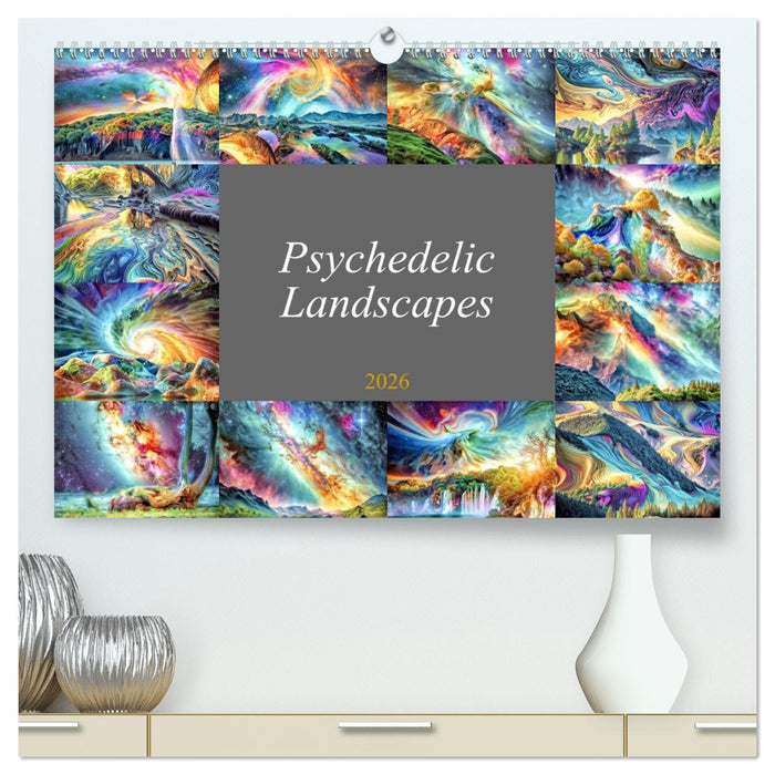 Psychedelic Landscapes (CALVENDO Premium-Calendar 2026)