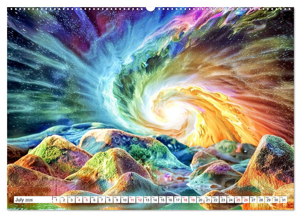 Psychedelic Landscapes (CALVENDO Premium-Calendar 2026)