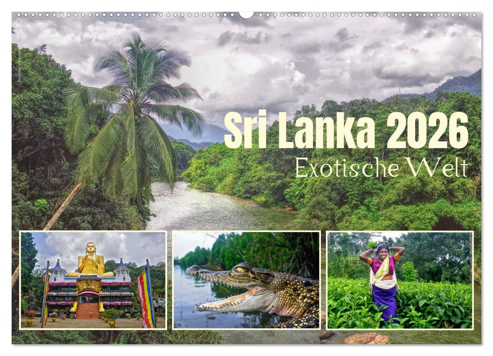 Sri Lanka 2026 – Exotische Welt (CALVENDO Wandkalender 2026)