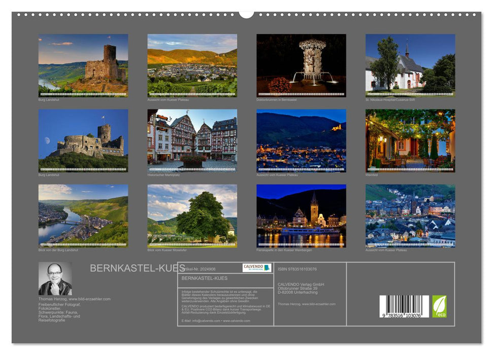 BERNKASTEL-KUES (CALVENDO Premium Wandkalender 2026)