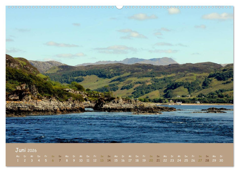 Schottische Highlands (CALVENDO Premium Wandkalender 2026)
