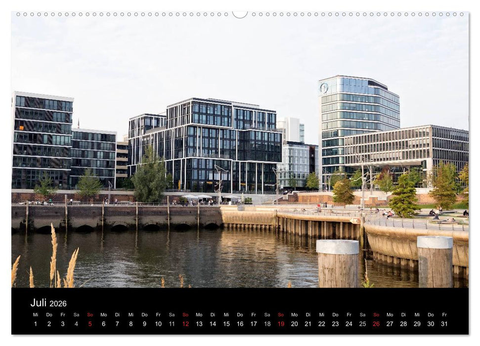 Hafencity Hamburg – die Perspektive (CALVENDO Premium Wandkalender 2026)